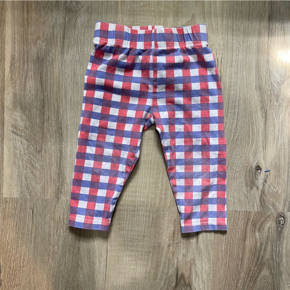 Dip plaid leggings cotton material kids size 2T‎
